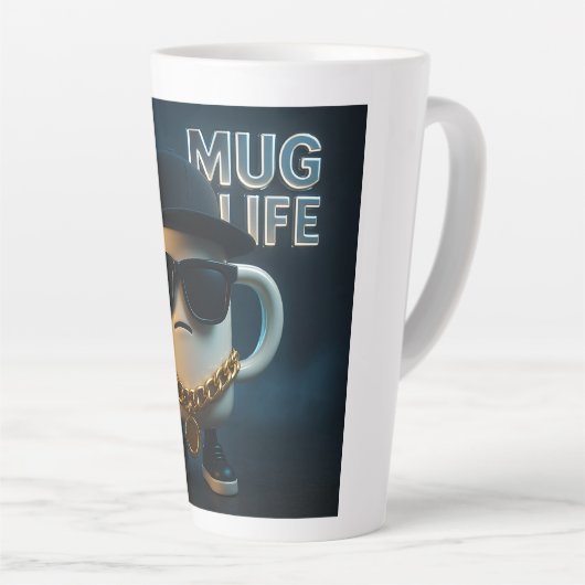 Mug Life カフェラテマグ (右アングル)