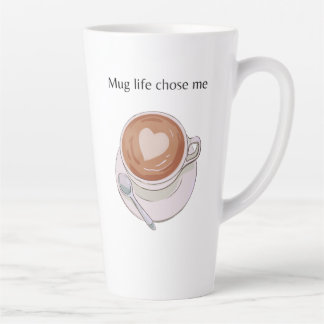 Mug Life Chose Me Minimalist Latte Mug カフェラテマグ
