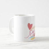 Mug love コーヒーマグカップ (正面左)