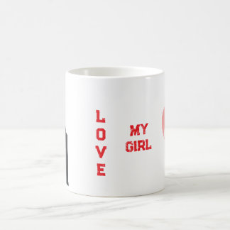 Mug love girl コーヒーマグカップ