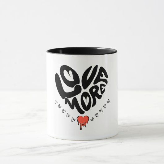 Mug love more マグカップ (中央)