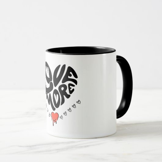 Mug love more マグカップ (正面右)
