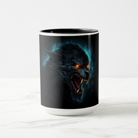 Mug Lunar Glow in a Werewolf Cup マグカップ (中央)