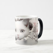Mug Magic 3D cat モーフィングマグカップ (正面右)