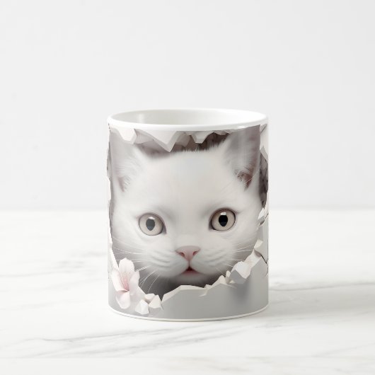 Mug Magic 3D cat モーフィングマグカップ (中央)