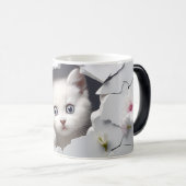 Mug Magic 3D cat モーフィングマグカップ (正面右)