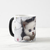Mug Magic 3D cat モーフィングマグカップ (正面左)