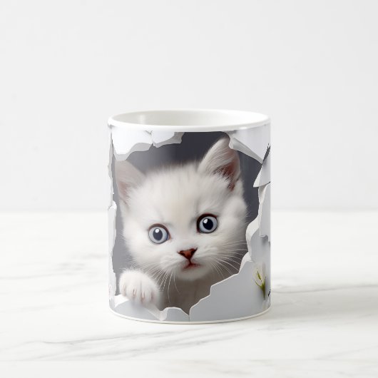 Mug Magic 3D cat モーフィングマグカップ (中央)