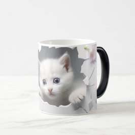 Mug Magic 3D cat モーフィングマグカップ