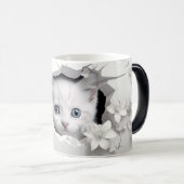 Mug Magic 3D cat モーフィングマグカップ (正面右)