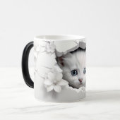 Mug Magic 3D cat モーフィングマグカップ (正面左)