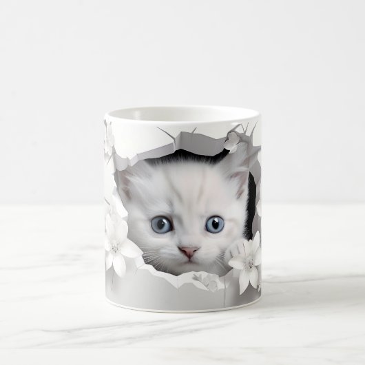 Mug Magic 3D cat モーフィングマグカップ (中央)