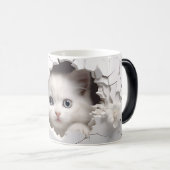 Mug Magic 3D cat モーフィングマグカップ (正面右)