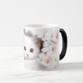 Mug Magic 3D cat モーフィングマグカップ (正面右)