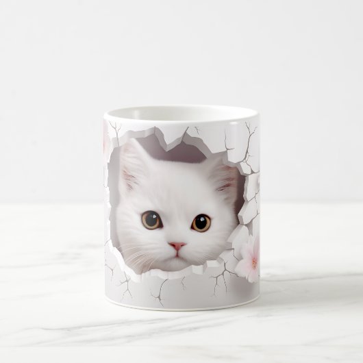 Mug Magic 3D cat モーフィングマグカップ (中央)