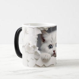 Mug Magic 3D cat モーフィングマグカップ