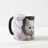 Mug Magic 3D cat モーフィングマグカップ (正面左)
