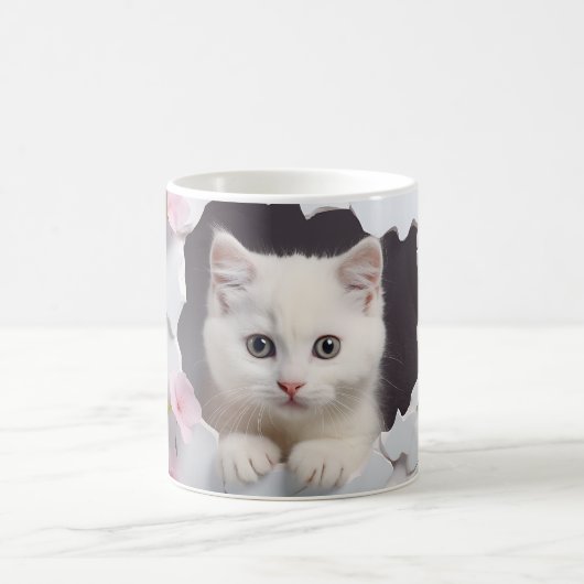 Mug Magic 3D cat モーフィングマグカップ (中央)