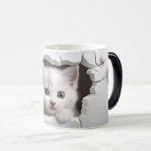 Mug Magic 3D cat モーフィングマグカップ (正面右)
