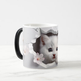 Mug Magic 3D cat モーフィングマグカップ