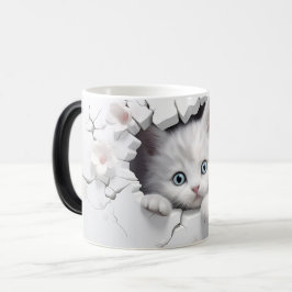 Mug Magic 3D cat モーフィングマグカップ