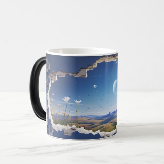 Mug Magic 3D Landscape モーフィングマグカップ (正面左)