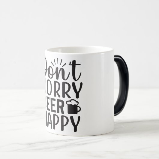 Mug Magic Beer Quotes モーフィングマグカップ (正面右)