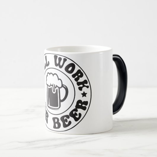 Mug Magic Beer Quotes モーフィングマグカップ (正面右)