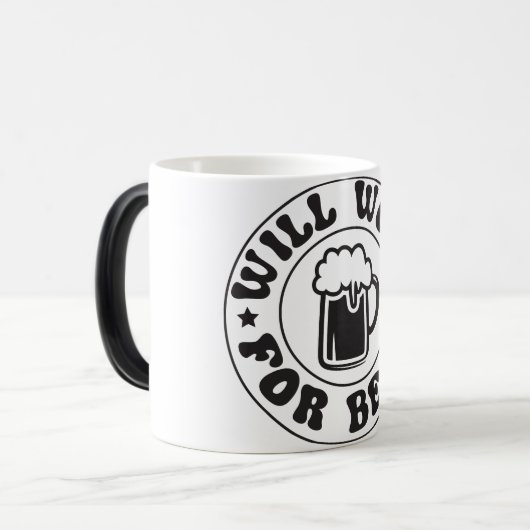 Mug Magic Beer Quotes モーフィングマグカップ (正面左)