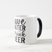 Mug Magic Beer Quotes モーフィングマグカップ (正面右)