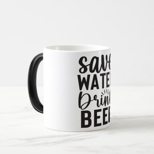 Mug Magic Beer Quotes モーフィングマグカップ (正面左)
