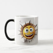 Mug Magic Face Emoticon Break Through モーフィングマグカップ (左)