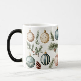 Mug Magic Festive Vintage Christmas モーフィングマグカップ