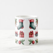Mug Magic Festive Vintage Christmas モーフィングマグカップ (中央)