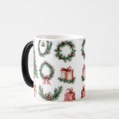 Mug Magic Festive Vintage Christmas モーフィングマグカップ (正面左)
