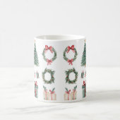 Mug Magic Festive Vintage Christmas モーフィングマグカップ (中央)