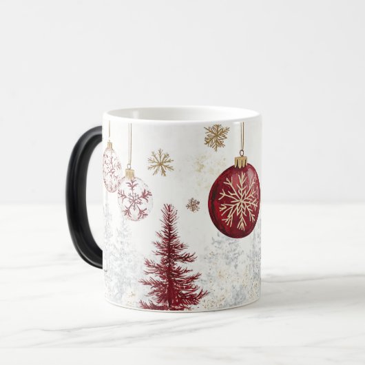 Mug Magic Festive Vintage Christmas モーフィングマグカップ (正面左)