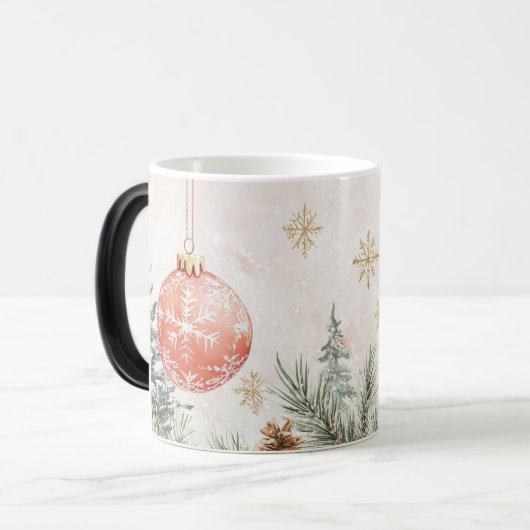 Mug Magic Festive Vintage Christmas モーフィングマグカップ (正面左)