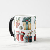 Mug Magic Festive Vintage Christmas モーフィングマグカップ (正面左)