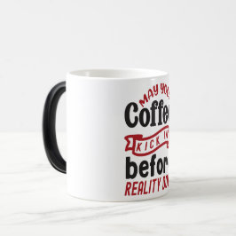 Mug Magic Funny Office Coffee Quotes モーフィングマグカップ