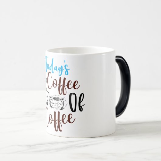 Mug Magic Funny Office Coffee Quotes モーフィングマグカップ (正面右)