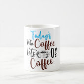 Mug Magic Funny Office Coffee Quotes モーフィングマグカップ (中央)
