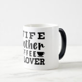 Mug Magic Funny Office Coffee Quotes モーフィングマグカップ (正面右)