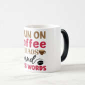 Mug Magic Funny Office Coffee Quotes モーフィングマグカップ (正面右)