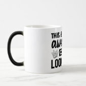 Mug Magic Funny Office Coffee Quotes モーフィングマグカップ (左)