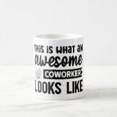 Mug Magic Funny Office Coffee Quotes モーフィングマグカップ (中央)