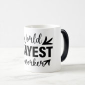 Mug Magic Funny Office Coffee Quotes モーフィングマグカップ (正面右)