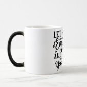 Mug Magic Funny Office Coffee Quotes モーフィングマグカップ (左)