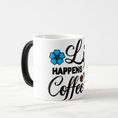 Mug Magic Funny Office Coffee Quotes モーフィングマグカップ (正面左)
