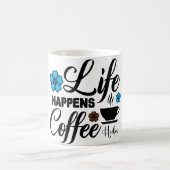 Mug Magic Funny Office Coffee Quotes モーフィングマグカップ (中央)